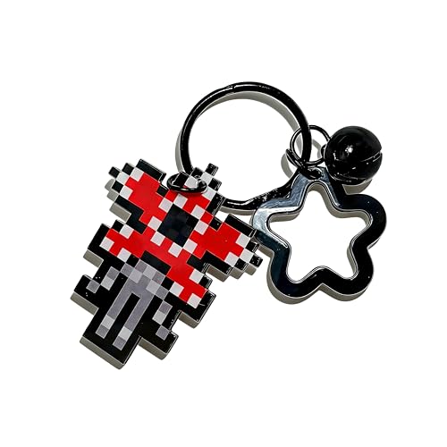 Stranger Deemogorgon Pixel Keychain 2.7 Inch Cute Enamel Bag Charms Purse Charms Backpack Charms Trendy Keychains Accessories Car Key Chain Cute Stuff Gift