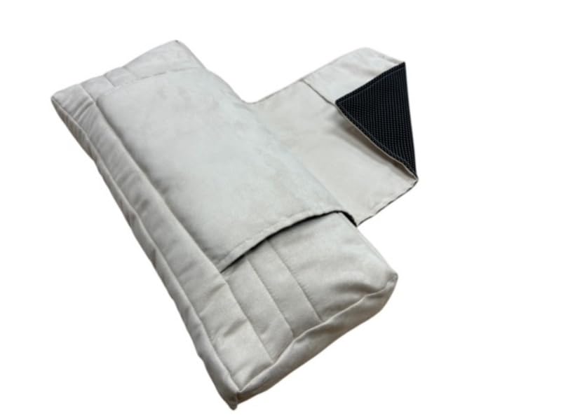 PnH Headrest for Recliners, Armchairs, Gaming/Office Chairs - Support Pillow for Head & Neck (Cream, Set of 2 Head Rests)