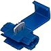 Morris Products Quick Splice Connector - Blue Pre-Insulated Wire Splice Connectors - 18-14 Wire Range - Includes Protective Cover - Pack of 25