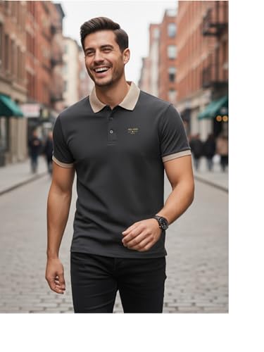 Image of QNIM Polo T Shirt for Men || T Shirt for Man || Collar T Shirt Style Men (Q-131-134)