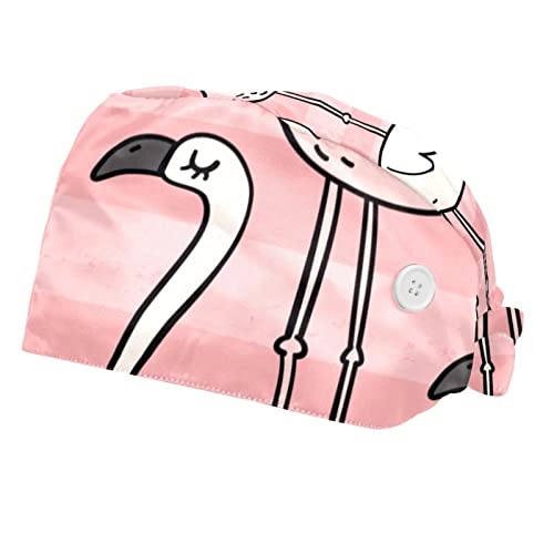 Casquettes de travail ajustables pour rester au frais en cuisine et en clinique (Lot de 2)
