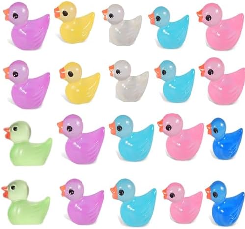 50 Mini Canards Dorés En Résine – Figurines Collection Pour Mini-Jardins, Déco Gâteaux & DIY