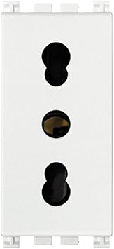 VIMAR 0r19203.b Plug 2P + T 16 A P17 / 11، White