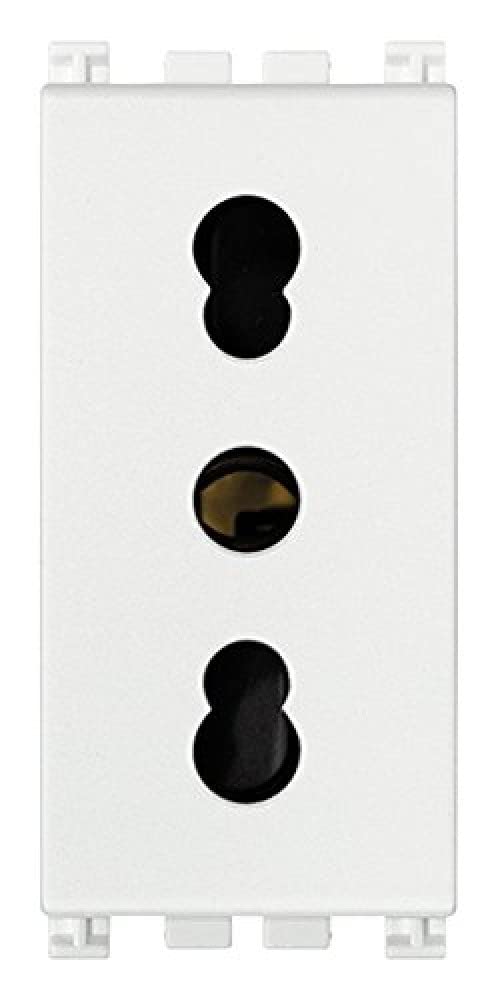 VIMAR 0r19203.b Plug 2P + T 16 A P17/11, White, Bianco