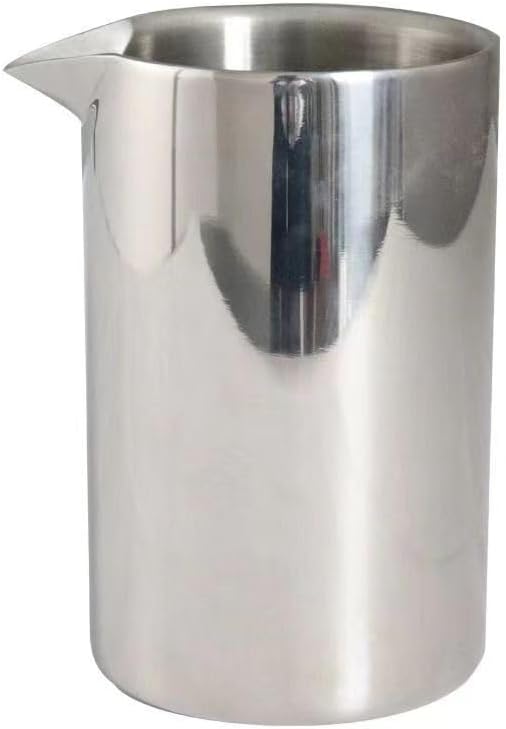 バーミキサー、ステンレス鋼ファンシーミキシンググラスカクテルミックスグラス高価値パターン厚い二重層プルフラワーカップバー (Colo