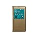 Samsung Galaxy S5 S View Flip Cover Case - Retail Packaging - Copper Gold