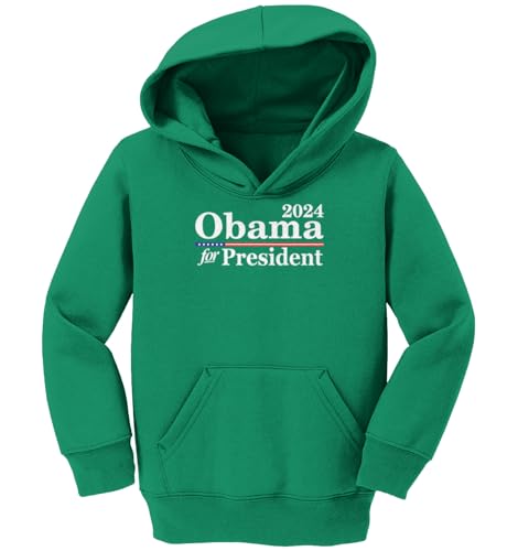 Tcombo Obama For President 2024 - Vote Blue Toddler/Youth Fleece Hoodie2