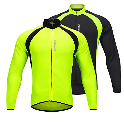 Chaqueta térmica ciclismo verde XXL miniatura 6
