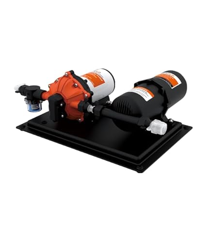 LIGHTEU®, Seaflo système de pression d'eau DC 12 V 20,8 LPM série 51, pompe 50 PSI et réservoir 1 L