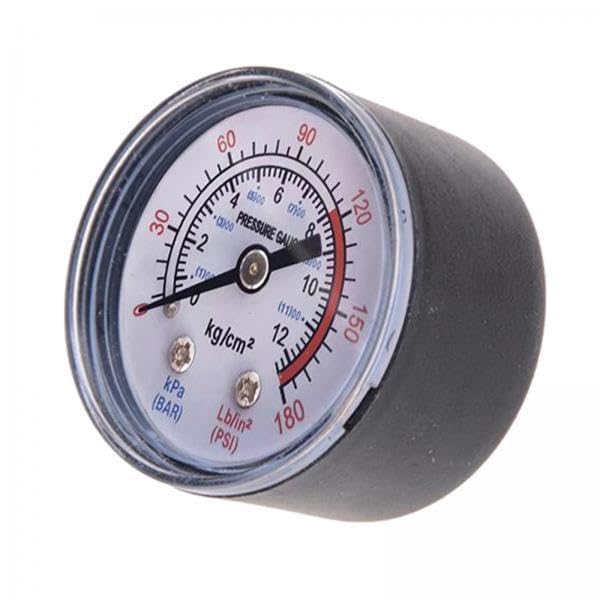 UJEAVETTE 4xAir Compressor Pressure Gauge Professional 1/8" NPT Bottom Mount for Oil-picture-31