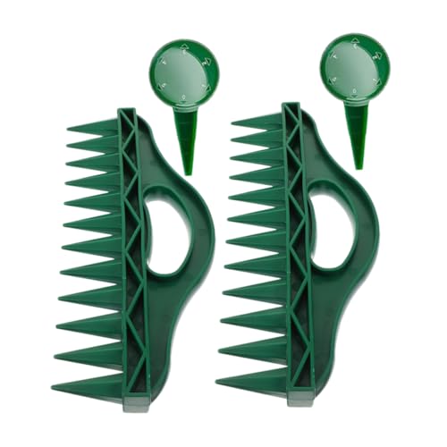 BESPORTBLE 2juegos Plantador De Jardín para Sembrar y Plantar Herramienta De Jardinería Perforadora De Tierra y Excavadora De Tierra para Jardinería y Suministros Hogar