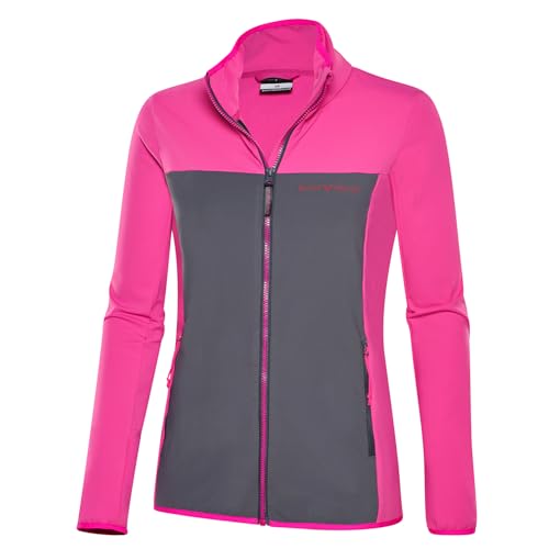 Veste intermédiaire femme polaire stretch t-shirt fonctionnel thermique élastique