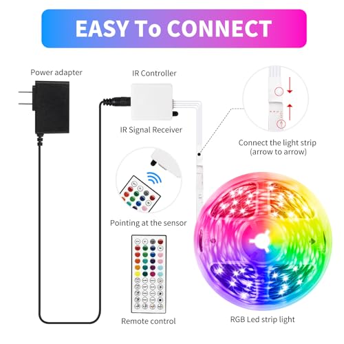 LCTKJTP 65ft RGB LED Strip Lights – App & Music-Sync Control — view 8