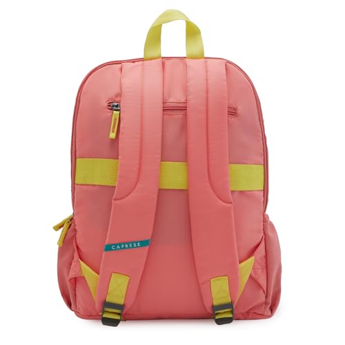 Image of Caprese Zoe Laptop Backpack | Backpack for Women | Peach (Large)