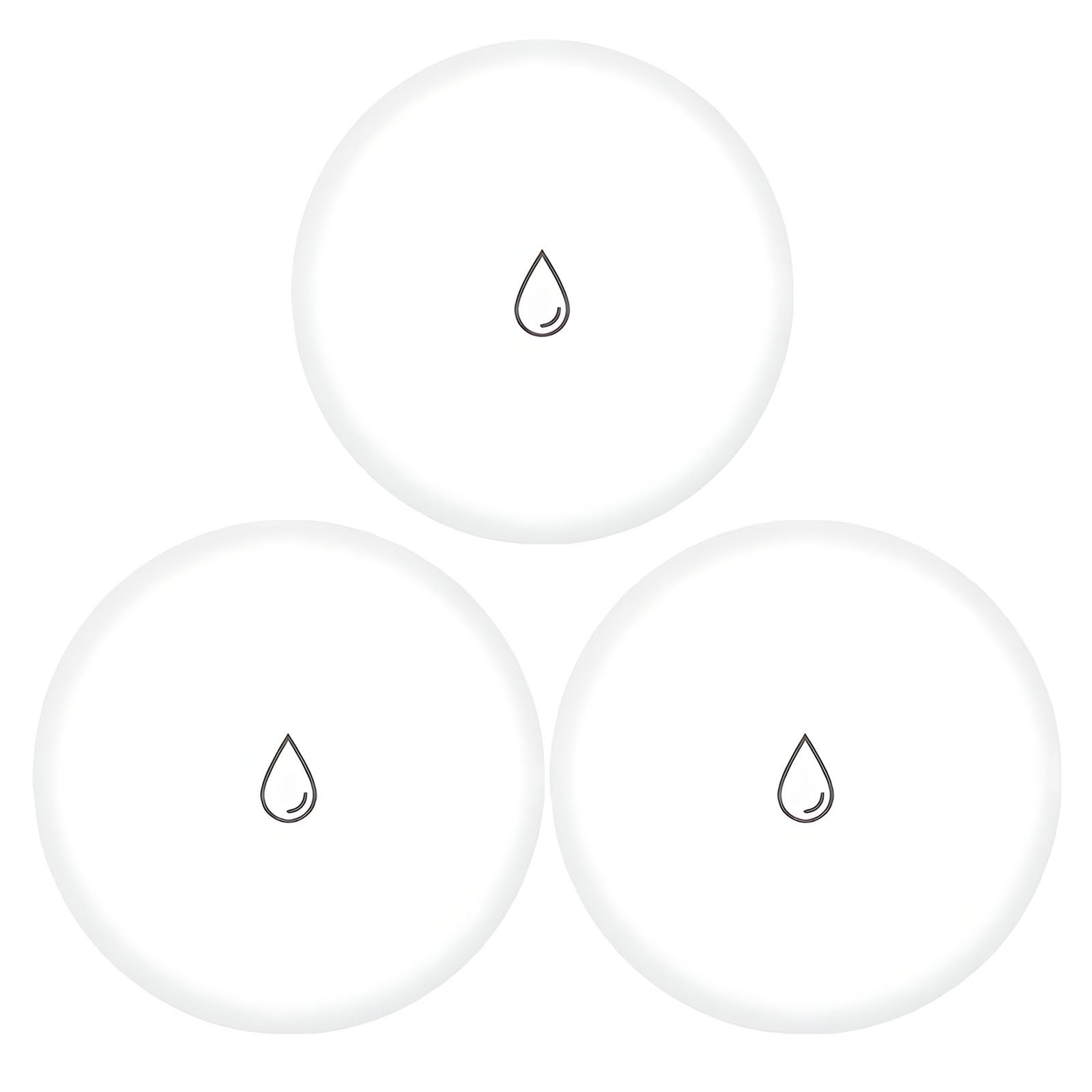 Zigbee Sensori d'acqua wireless – Confezione da 3 per monitoraggio domestico, avvisi in tempo reale, dimensioni miniature, lunga durata della batteria