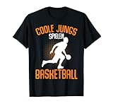 Coole Jungs spielen Basketball Basketballer Jungen Kinder T-Shirt