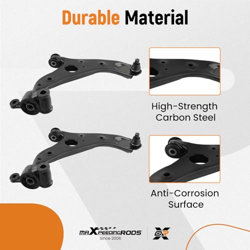 maXpeedingrods 2Pc Front Lower Control Arm w/Ball Joint for Mazda 6 2014-2020 CX-5 CX5 2013-2016, CMS761213 CMS761214 Suspension Kit - Image 3