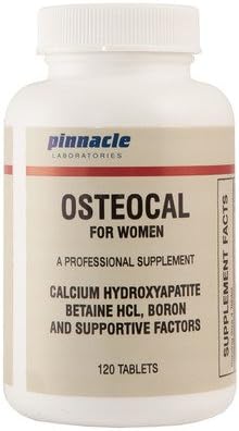 Osteocal for Women with Calcium Hydroxyapatite Betaine HCL, Boron (120 Tablets)