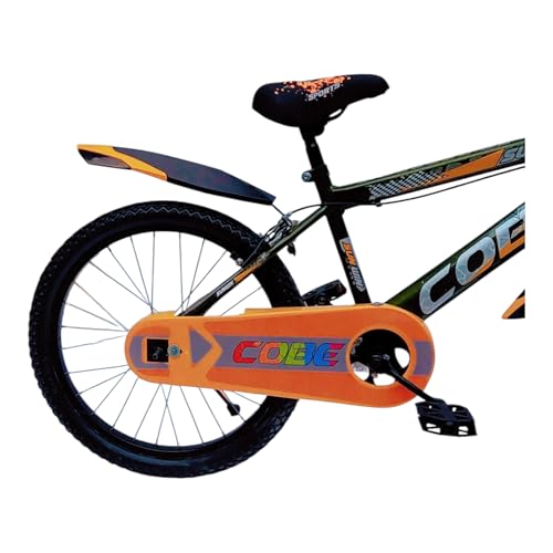 Image of Cobe 20 Inch Kids Bicycle for 6-8 Years Boys & Girls | PU Seat | Steel Rim | Caliper Brakes | TNT BMX Handle | Water Bottle | Chain Cover & Plastic Fenders | Heavy Duty Pedals miltry Green