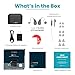 Go Hearing Go Ultra OTC Hearing Aids for Seniors - Behind-the-Ear Rechargeable, Stream Calls and Music, All-Day Comfort, Noise Reduction, Bluetooth Enabled, for Mild to Moderate Auditory Loss (Gray)