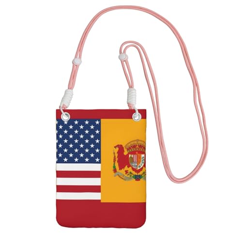 Sac à main avec bandoulière rose pochette téléphone femme voyage drapeau