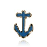 Klassischer Anker Pin zum Anstecken