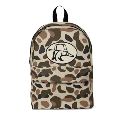 Camo 'Redneck Duck' Large Backpack/Camo Bookbag/Trendy Camouflaged Travel bag/Country Life Hiking Bag/Camo Adult Bookbag/Back to School Bag