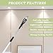 KOKOWOO 12FT Light Bulb Changer for High Ceilings and Recessed Lights，Extending Light Bulb Changing Pole with Baskets and Suction Cup, High Reach Light Bulb Changer Removal Tool for Household, black