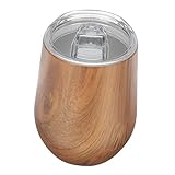Copa de vino de acero inoxidable: apariencia simple pero diseño creativo para una taza que contiene agua, se puede usar durante mucho , vasos para bebidas