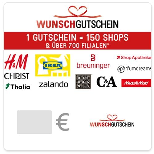 Wunschgutschein Geschenkkarte - für Österreich - per E-Mail