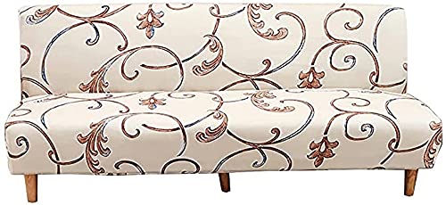 Sans Bras Housse de Clic Clac 3/2 Places Housse de Canapé Extensible Lit sans Accoudoirs Housse Clic Clac Matelassée Bz Couverture de Canapé pour Banquette Clic Clac Pliant sans Accoudoirs