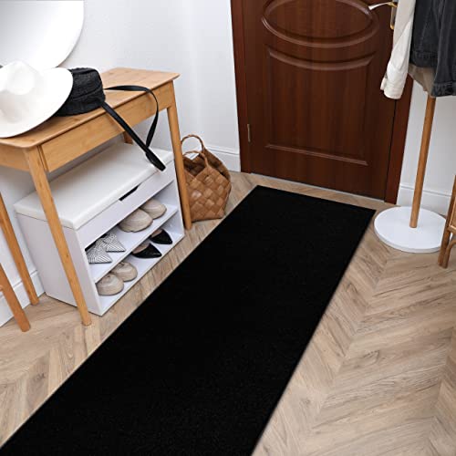 Tapis de couloir classique noir 110x170 d'une solidité exceptionnelle - 4