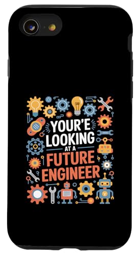 Future Engineer Funny Say Gear �d�����{�b�g �X�}�z�P�[�X iPhone SE (2020) / 7 / 8 �p