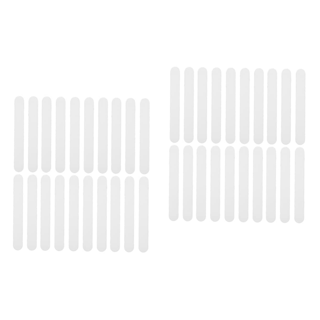 50pcs Ergonomic Clinic Tongue Depressors Bulk Oral Cavity Diagnostic Tools Plastic Stick Easy to Use