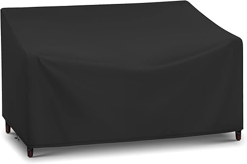 Funda impermeable para sofá de exterior, funda de sofá biplaza de patio de 2 plazas para muebles de exterior, funda de banco de patio, protección