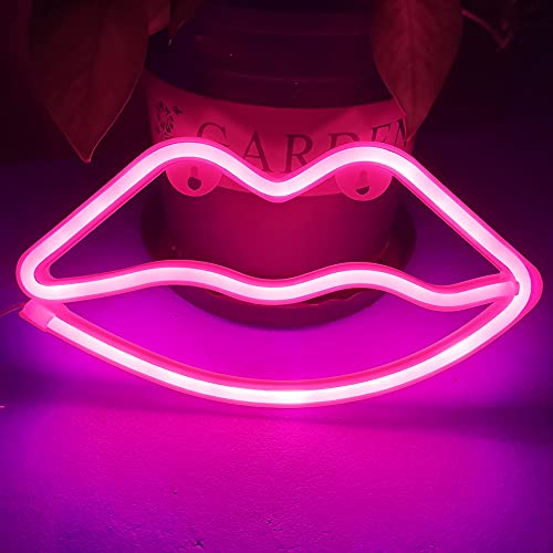 USB & FUNZIONAMENTO BATTERIA, facile da collocare: neon richiede solo 3 batterie AA (non incluse) o inserire l'interfaccia USB, luci al neon con un foro dietro la lampada, si può appendere alla parete o collocarlo sul tavolo, a piacimento, funzionamento semplice