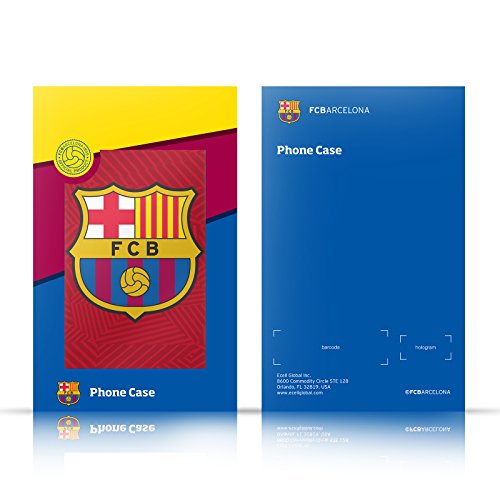 Head Case Designs Licenciado Oficialmente FC Barcelona Rojo Crest Patterns Carcasa de Gel de Silicona Compatible con Apple iPhone 12 Mini