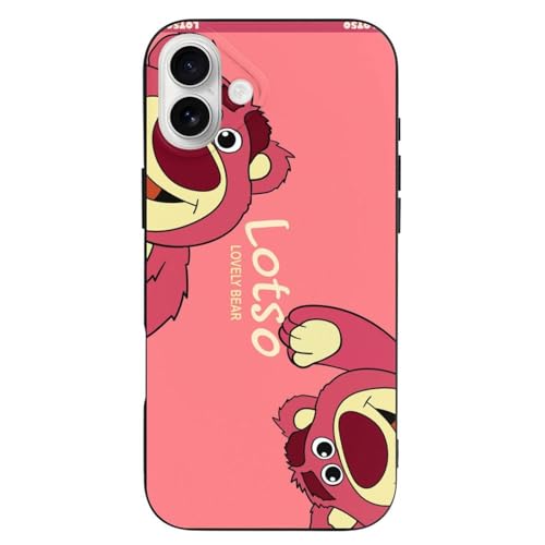 ���b�c�H iPhone16Plus�Ή��P�[�X �ϏՌ� TPU ���^ �A�C�t�H��16Plus�J�o�[ �y�� ���菝�h�~ �X�}�z�P�[�X �l�C �L�����N�^�[ Case