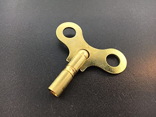 Tools and Replacement for Clock. Solid Brass Winding 400 Day Clock Key for Standard Kundo