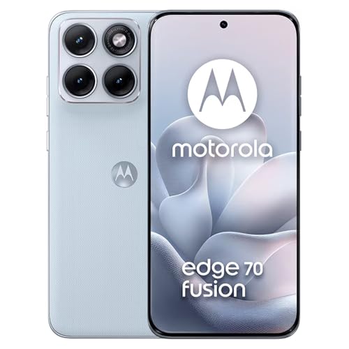 Image of Motorola Edge 70 Fusion (Pantone Country Air, 8GB RAM, 256GB Storage) | Snapdragon 7s Gen 4 Processor | 7000mAh Battery | 50MP Sony LYTIA Camera | 6.8 inch 144Hz AMOLED Display | 68W TurboPower Charging |