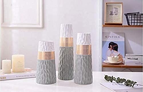 Vase céramique blanc Cratone pour sublimer votre table basse de salon - 5