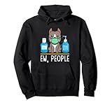 pitbull cane maschera viso disinfettante mani divertente ew persone regalo felpa con cappuccio