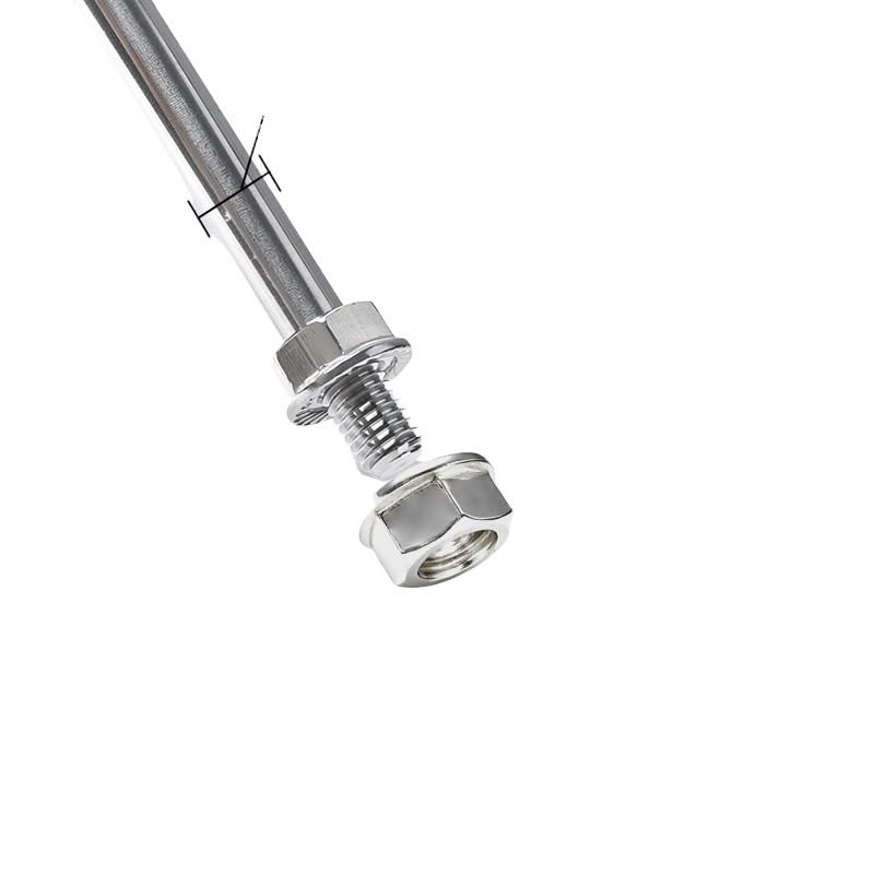Lab Dispersion Paddle, Stainless Steel Stirring Rod Disc Blades Lab Mixer Accessories Multiple Sizes(Stirring Rod 100mm+nut)
