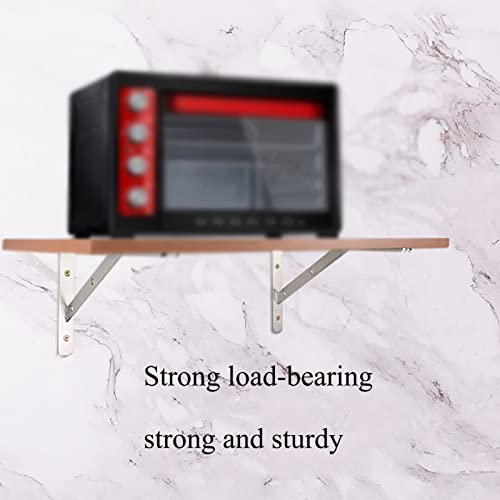 Support d'étagère robuste en acier inoxydable finition premium de 40cm