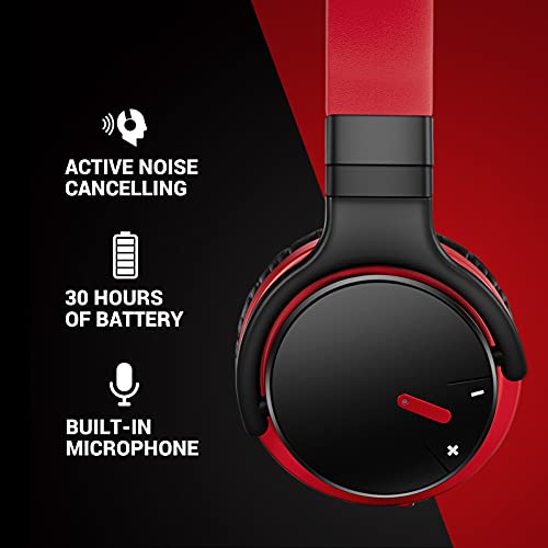 MOVSSOU E7 Active Noise Cancelling Headphones Bluetooth Headphones Wireless Headphones Over Ear with Microphone Deep… - Image 3