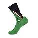 Produktbild LILONGXI Lustige Socken,Herbst Winter Krokodil Muster Gedruckt Fashion Crew Socken, Atmungsaktiv, Antibakteriell Athletische Rohner Socken Outdoor Warmen Stricken Socken Aus Baumwolle(3pcs)