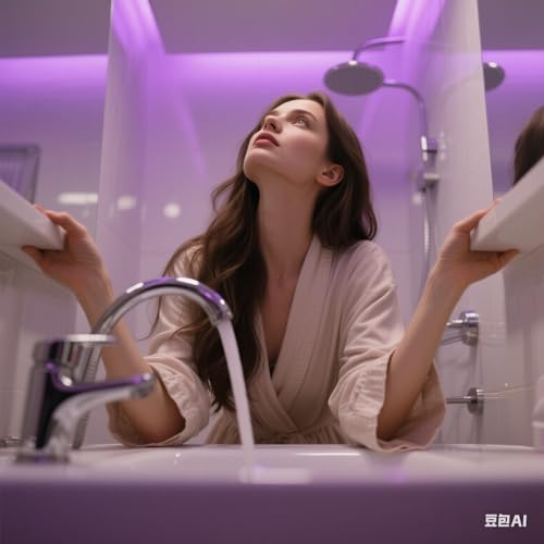 Robinet douche en laiton or rose chic avec mitigeur céramique