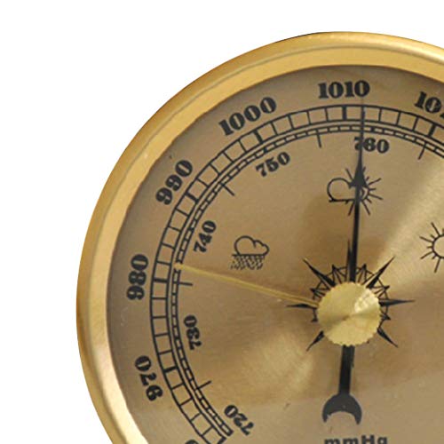 HYROOY 70mm Barometer Pressure Gauge for Decorating All Styles of Home Predict Weather Accurately Elegant Lightweight - Thumbnail 2
