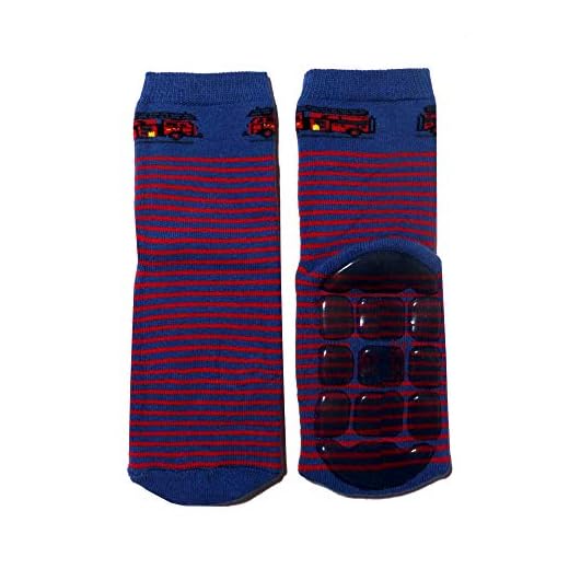 Weri Spezials Baby und Kinder Stopper Frottee Socken Antirutschsohle voll ABS für Jungen mit verschiedenen Autodesign (23-26, Jeans Feuerwehr) 5 Weri Spezials Baby und Kinder Stopper Frottee Socken Antirutschsohle voll ABS für Jungen mit verschiedenen Autodesign (23-26, Jeans Feuerwehr)