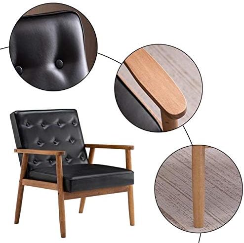 Miniatura 4 de 29.5 x 27.2 x 33.1in, silla ejecutiva para invitados de la liga, sillas de recepción Sorrento sillones sofá sofá adecuado para su sala de estar,